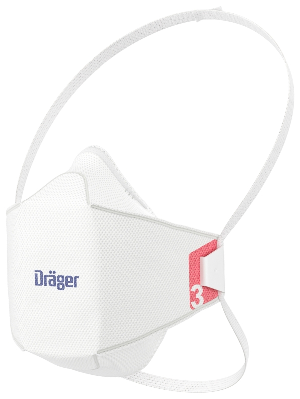 Preview: Dräger® X-plore® 1930 FFP3 NR D Atemschutzmaske / Partikelmaske 3951930, Größe M/L, Ideal für Brillenträger, Hygienisch einzelverpackt, Wirksamer Schutz gegen Stäube und Partikel bei hohem Tragekomfort