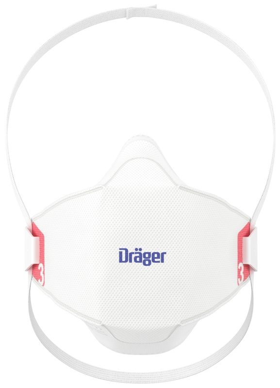Preview: Dräger® X-plore® 1930 FFP3 NR D Atemschutzmaske / Partikelmaske 3951931, Größe S, Ideal für Brillenträger, Hygienisch einzelverpackt, Wirksamer Schutz gegen Stäube und Partikel bei hohem Tragekomfort