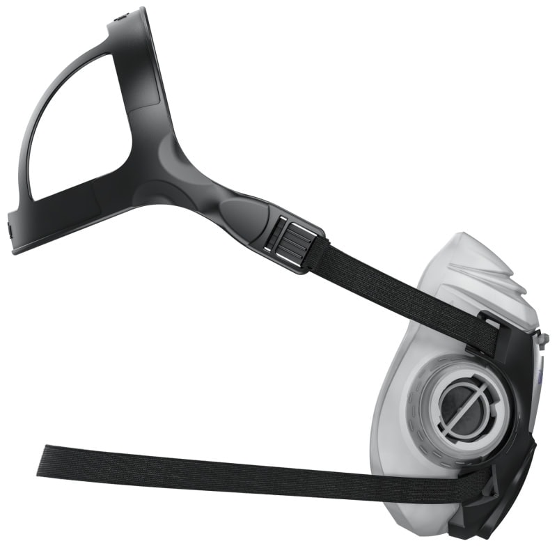 Preview: Dräger® X-plore® 3300 Gasmaske / Halbmaske Chemiearbeiter Set 3708072, Größe L, A1B1E1K1 Hg P3 R D Kombinationsfilter, Soft TPE, Dräger® Bajonett-Klick Filteranschluss