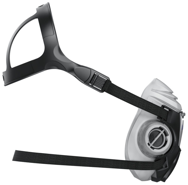 Preview: Dräger® X-plore® 3300 Gasmaske / Halbmaske Handwerker Set 3701432, Größe L, P3 R D Partikelfilter, Soft TPE, Dräger® Bajonett-Klick Filteranschluss