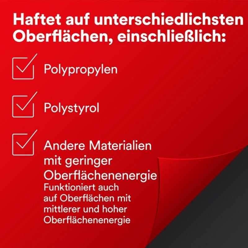 Preview: 3M™ VHB™ LVO-160BF Doppelseitiges Klebeband LVO-160/12/33, 12 mm x 33 m, 1,6 mm, Schwarz, Folien Abdeckung, Geringe VOC Werte, Für KFZ Bau und Haushaltselektronik