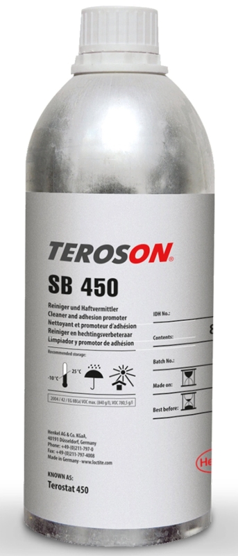 Preview: Henkel™ Teroson® SB 450 Reiniger/Primer, 1 l, Transparent, 642844, Zur Vorbehandlung von schwer zu klebenden Oberflächen