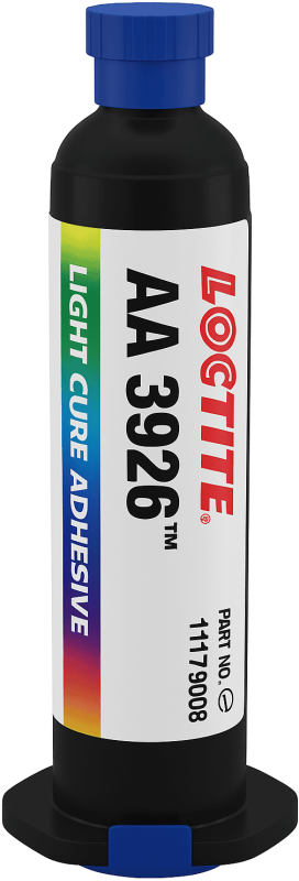 Preview: Henkel™ Loctite® AA 3926 UV Klebstoff, 25 ml, Transluzent, hell bernsteinfarben, 1171008, Für Metalle, Kunststoffe und Keramik