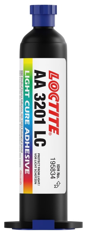 Preview: Henkel™ Loctite® AA 3201 UV Klebstoff, 25 ml, Transparent, 195834, Für Kunststoff und ausgewählte Medizinprodukte