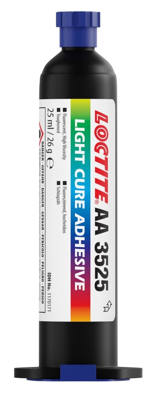 Preview: Henkel™ Loctite® AA 3525 UV Klebstoff, 25 ml, Transparent, 1170171, Für Kunststoffe und Metalle