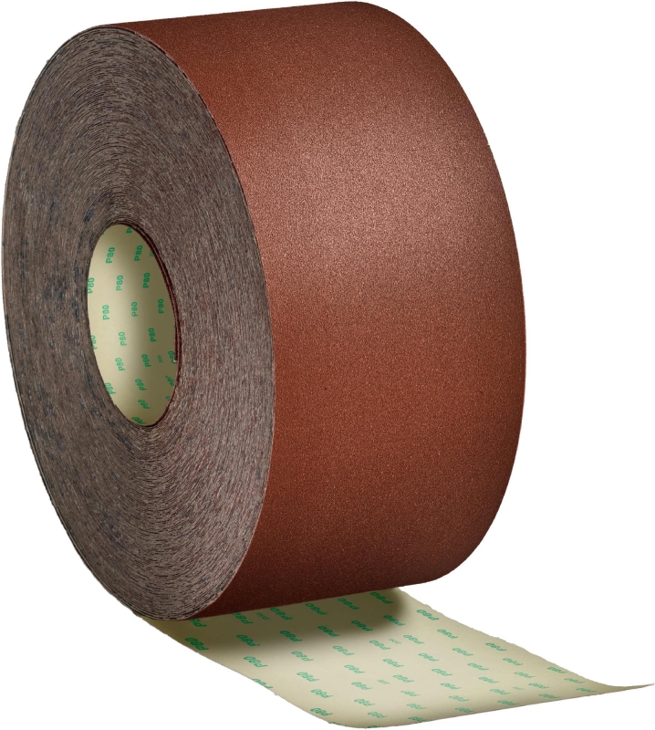 Preview: KLINGSPOR PS 22 F ACT Papier Schleifrolle 2990, 115 mm x 50 m, P180, A, Ohne Haftung, Aluminiumkorn, Für Holz und Metall Universal