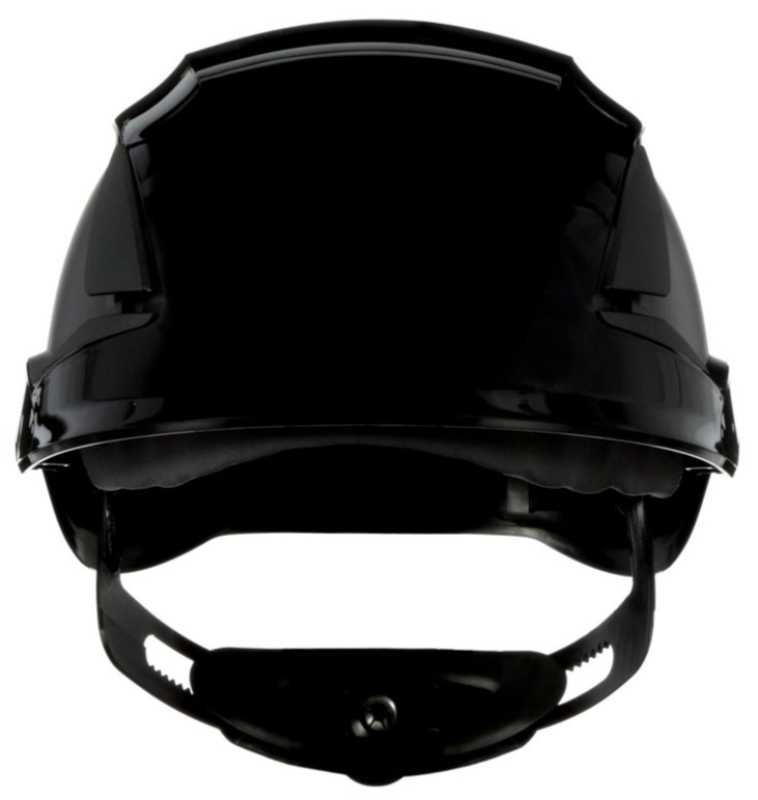 Preview: 3M™ SecureFit™ Schutzhelm X5500, X5512V-CE, Schwarz, Belüftet, UV Indikator | UVicator™, Ratschensystem & Kunststoff Schweißband, Für Industrie Einsatz