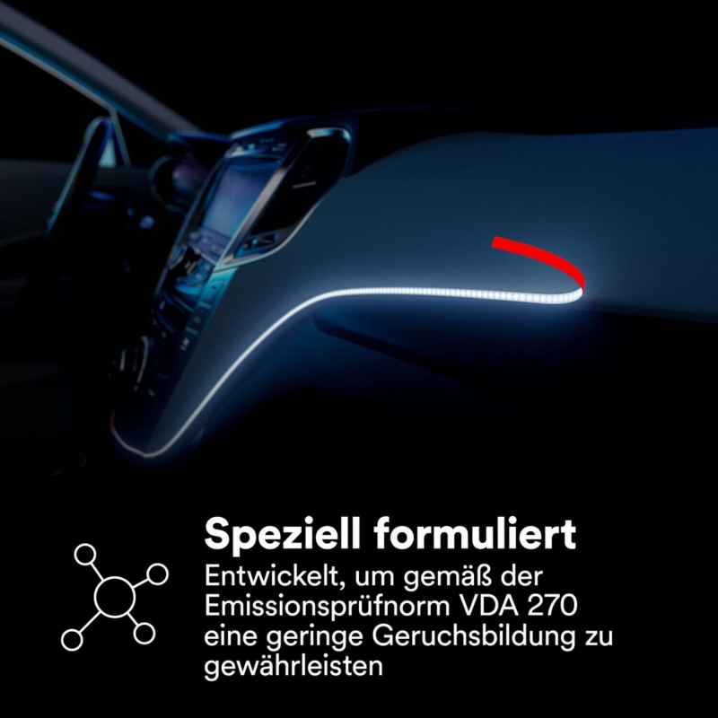 Preview: 3M™ VHB™ LVO-060BF Doppelseitiges Klebeband LVO-060/19/3, 19 mm x 3 m, 0,6 mm, Schwarz, Folien Abdeckung, Geringe VOC Werte, Für KFZ Bau und Haushaltselektronik