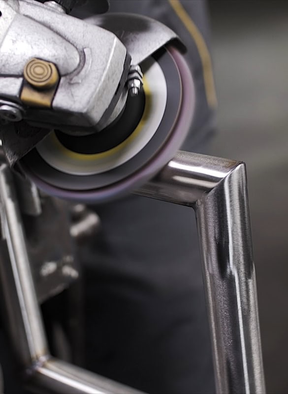 Preview: KLINGSPOR SMT 800 Vliesmopteller 278498, Ø 125 x 22 mm, P60, A, Grob, Braun, 12.200 U./Min., Gewölbt, Aluminiumkorn, Für Abtrags- und Finisharbeiten