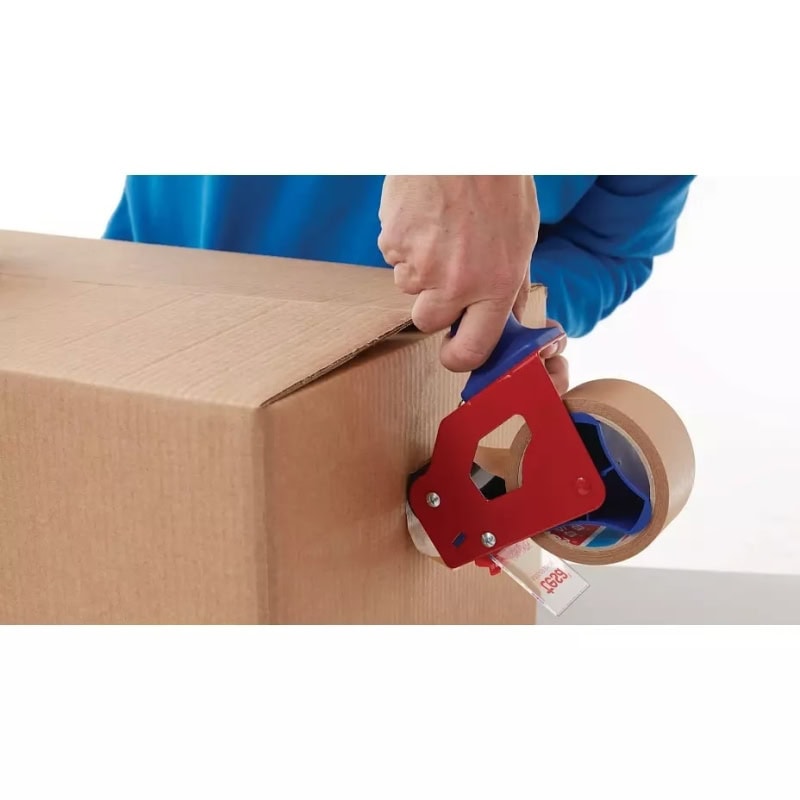 Preview: tesa® 4313, 150 mm x 500 m, 0,125 mm, Weiß, PV 12, Recycling freundlich, Sortenrein, FSC® Papier Verpackungsklebeband aus verantwortungsvollen Quellen