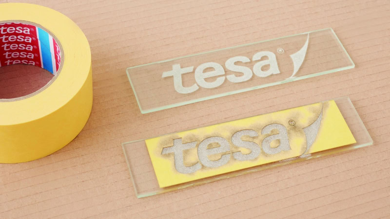 Preview: tesakrepp® 4434 Elefantenhaut, 950 mm x 25 m, 0,67 mm, Gelb, Für Schleif- und Sandstrahlarbeiten