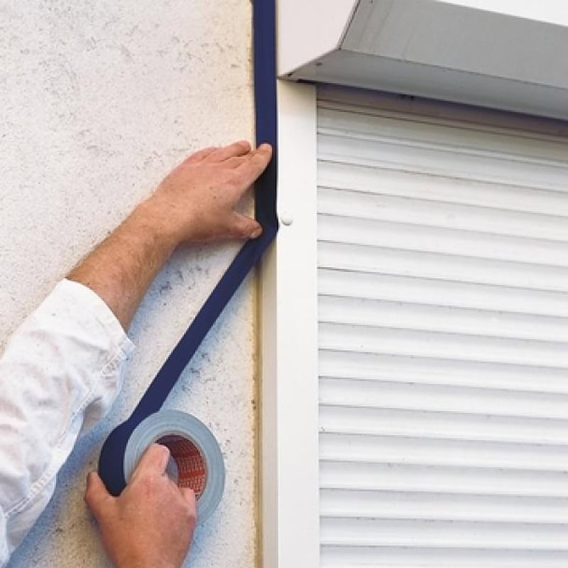 Preview: tesa® 4363, 30 mm x 25 m, 0,31 mm, Blau, Professional Putzband Gewebe UV