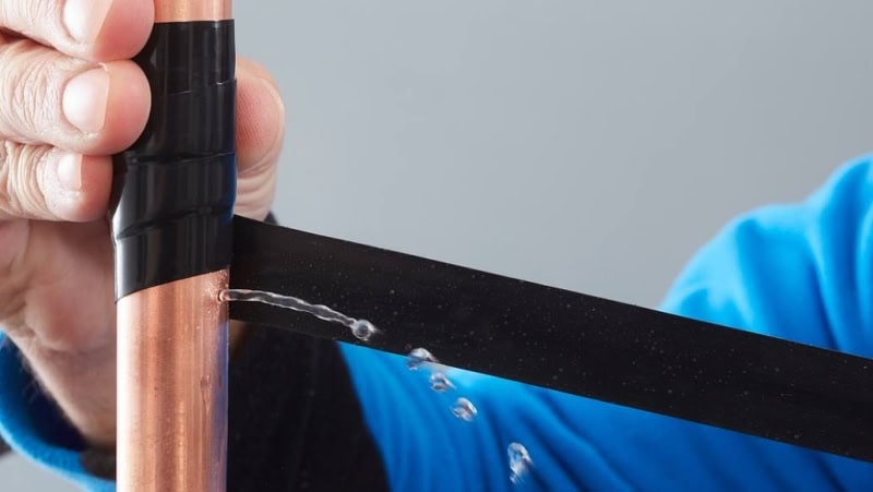 Preview: tesa® 4600, 25 mm x 10 m, 0,75 mm, Schwarz, Selbstverschweißend, Xtreme Conditions HD