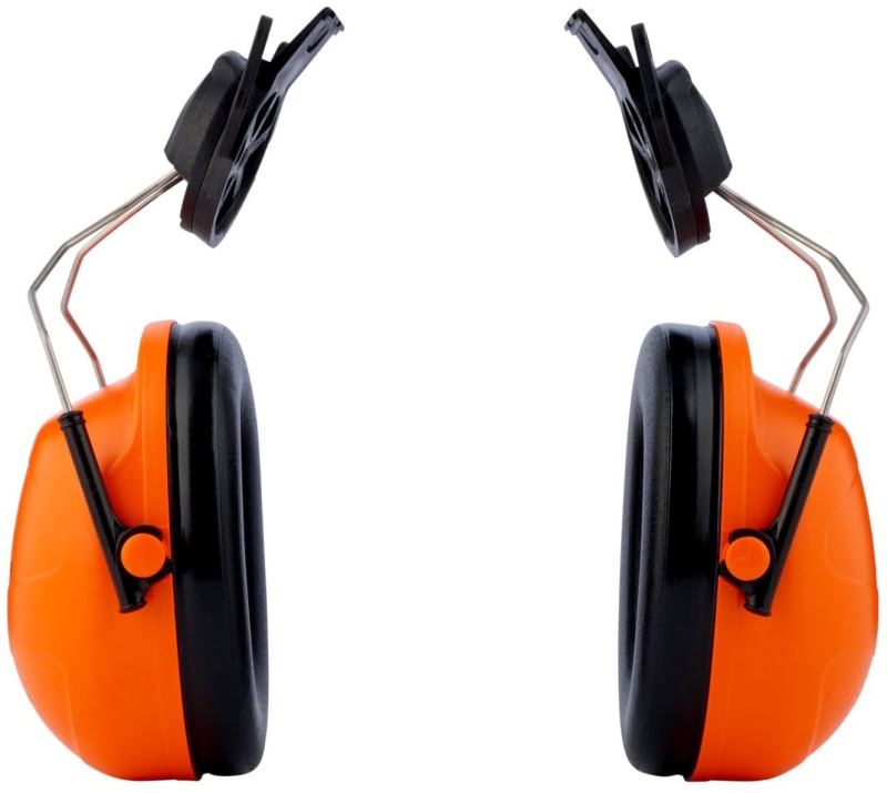 Preview: 3M™ PELTOR™ H31P3AF, SNR = 28 dB, Orange, Helmkapselgehörschutz für Versaflo™ M-200 / M-300 / 3M™ Schutzhelme / G500 / Speedglas™ 9100 MP, Für sehr laute Arbeitsumgebungen