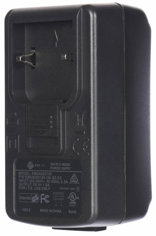 Preview: 3M™ PELTOR™ Netzteil für PELTOR™ Ladekabel FR08, USB-A Ladeanschluss, Multiport für EU/UK Stecker, 230V DC auf USB-A 5V