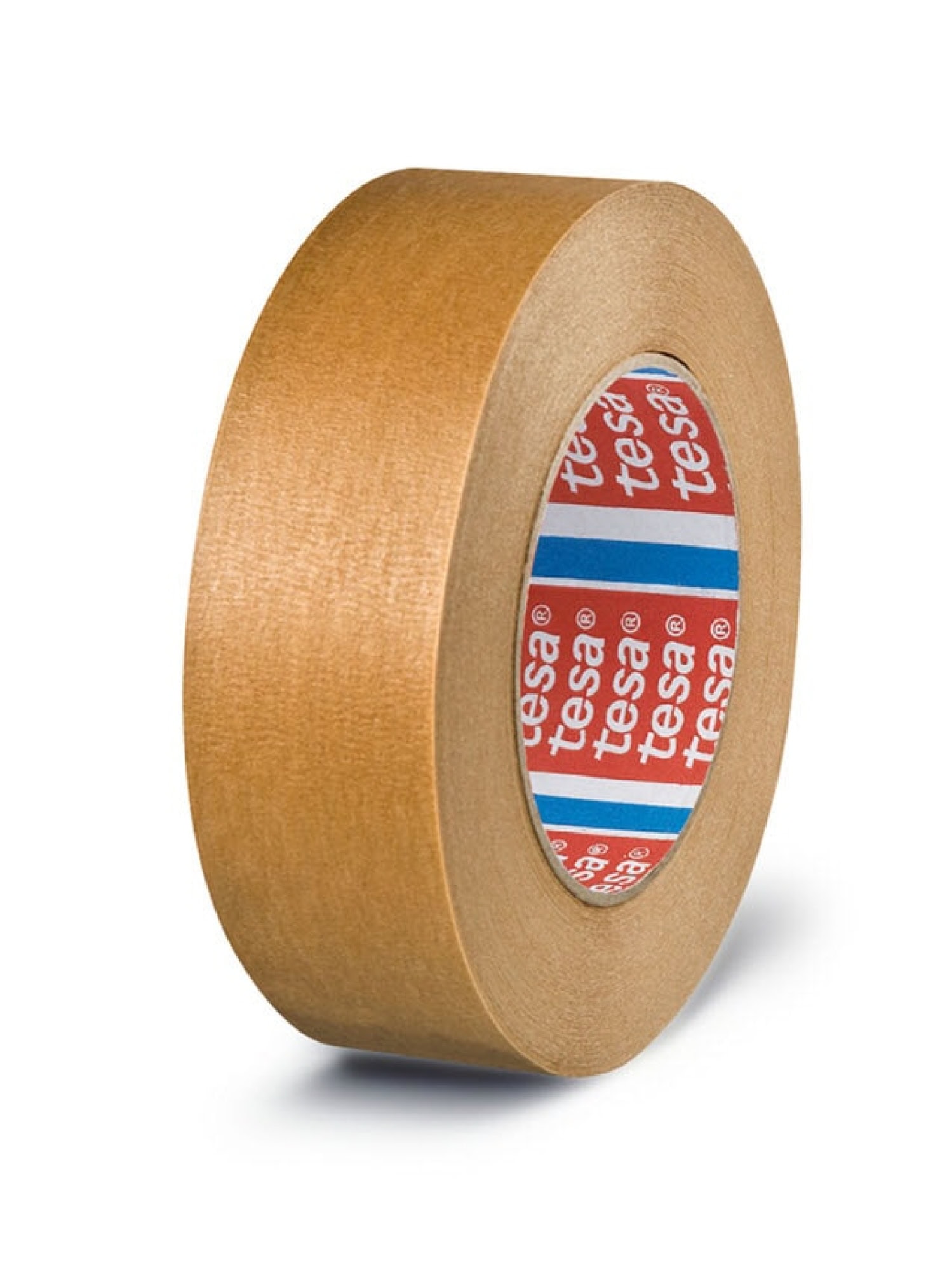 tesakrepp® 4341, 75 mm x 50 m, 0,19 mm, Hellbraun, PV 0, Papierabdeckband