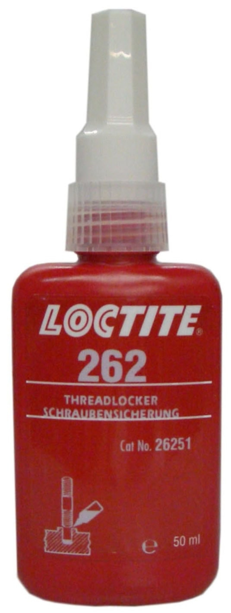 Henkel™ Loctite® 262 Schraubensicherung, 50 ml, Rot, 135376, Universell einsetzbar