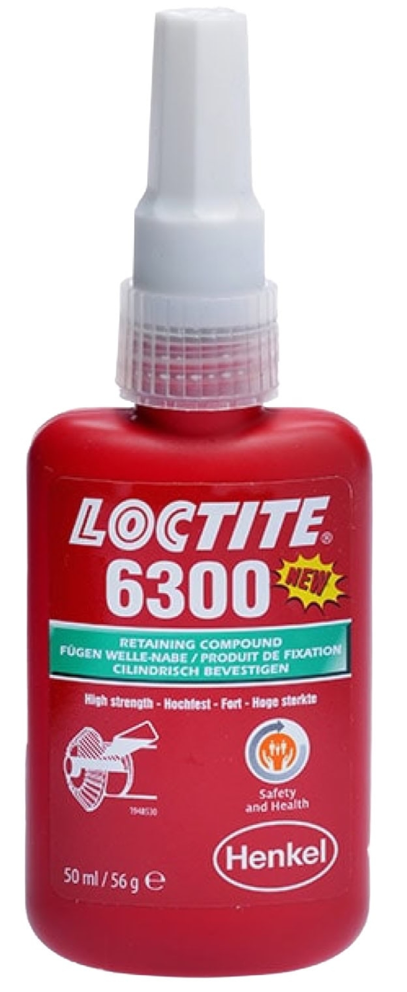 Henkel™ Loctite® 6300 Fügeklebstoff, 50 ml, Grün, 1949014, hohe Temperaturbeständigkeit