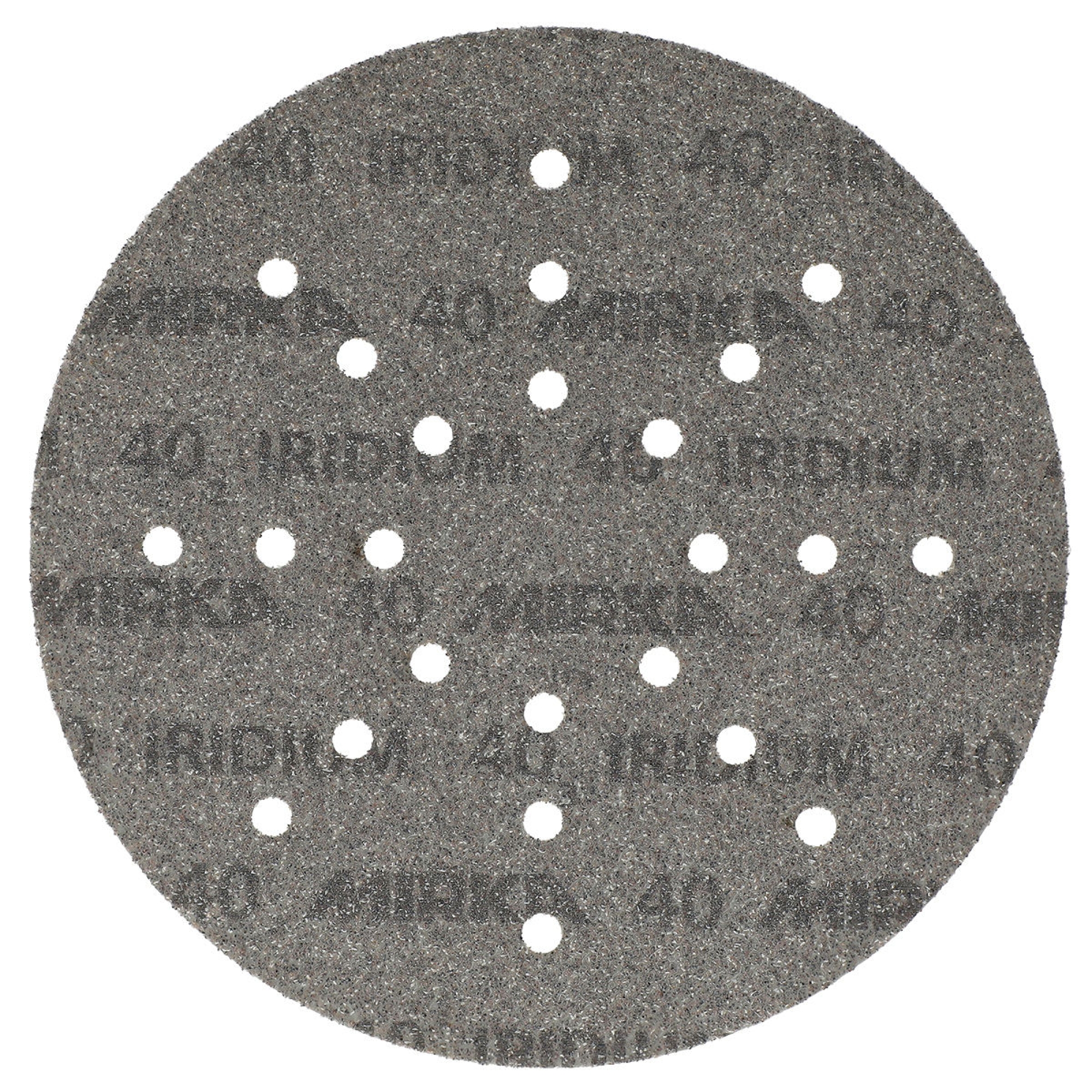 Mirka® Iridium® 2468002510, Ø 225 mm, P100, Multilochung, Kletthaftend, Schleifscheibe mit Keramik- und Aluminiumkorn