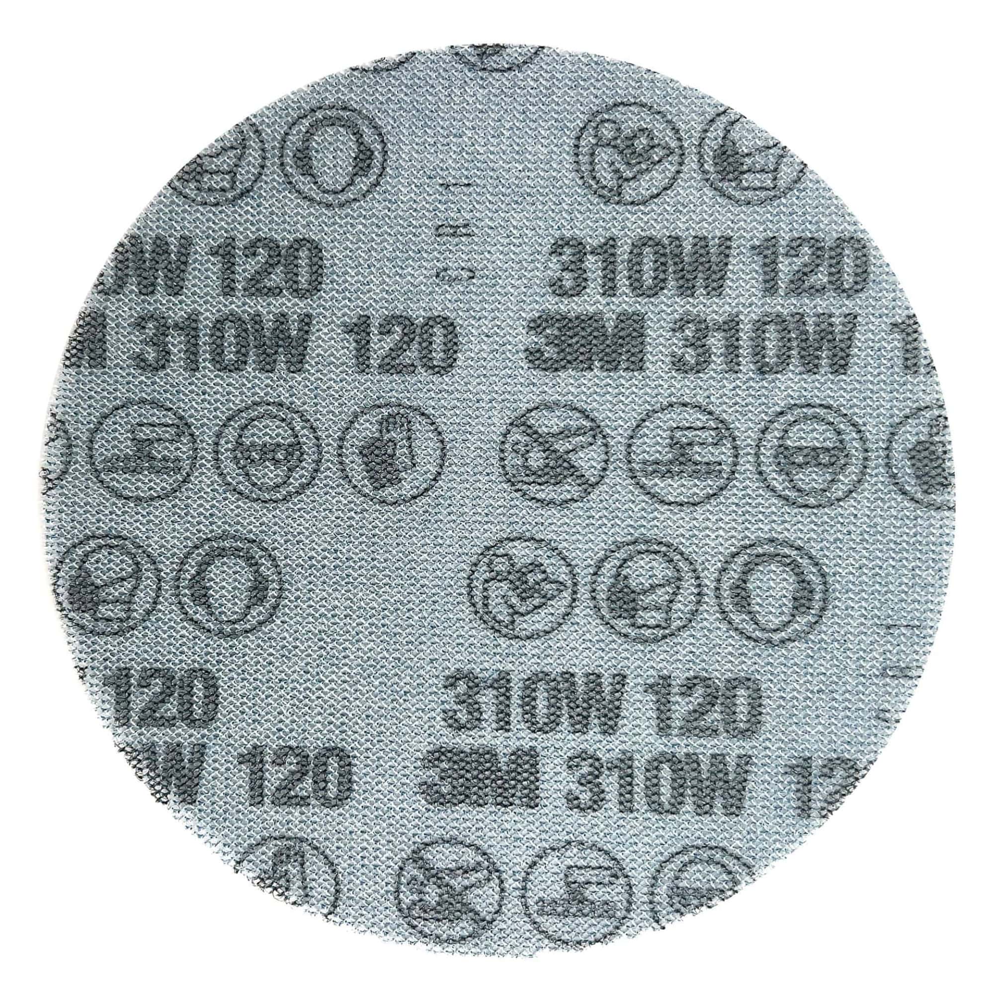 3M™ Xtract™ Cubitron™ II 310W 53295, Ø 150 mm, 120+, Ungelocht, 12.000 U/Min., Gitternetz, Kletthaftend, Schleifscheibe mit Präzisions-Keramikkorn