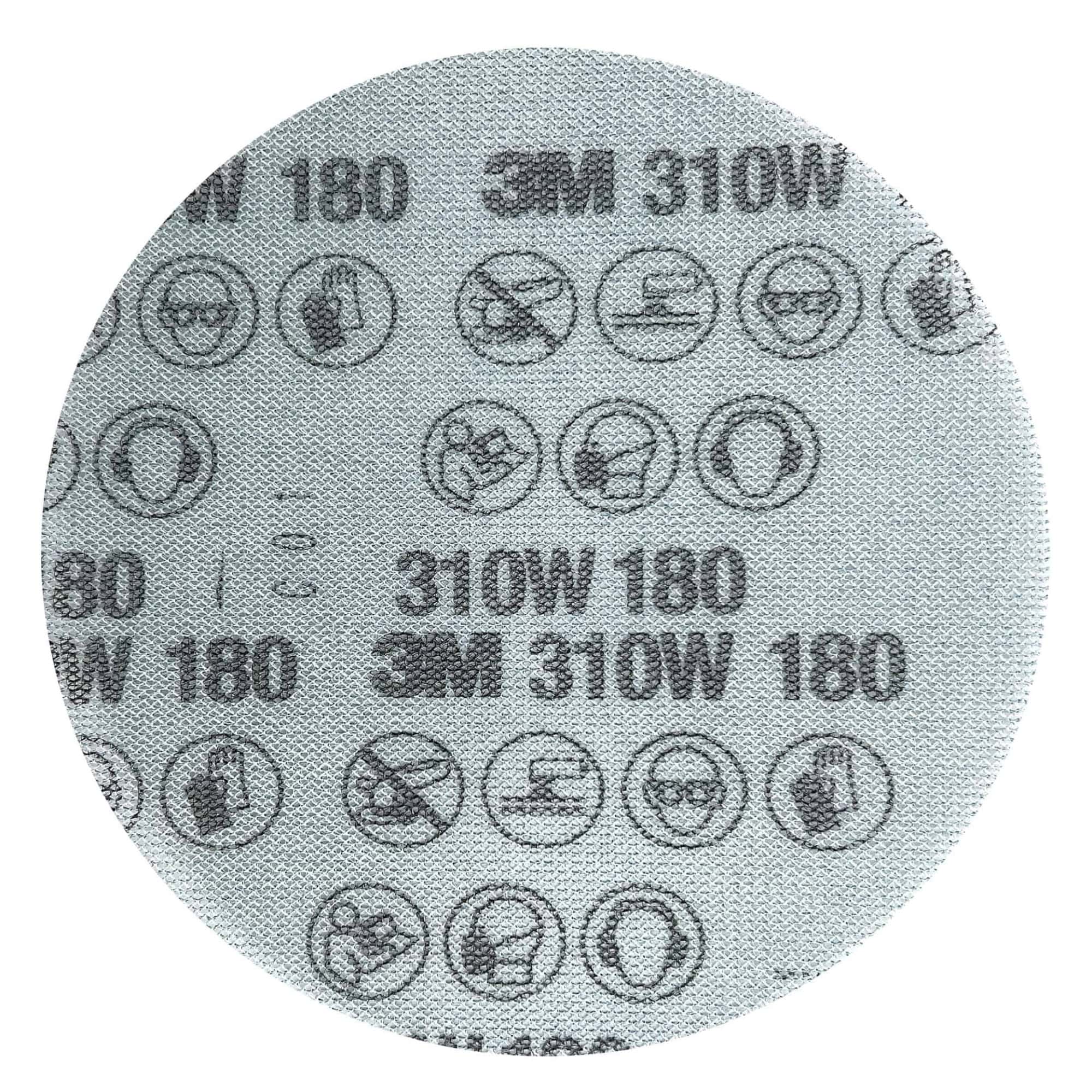 3M™ Xtract™ Cubitron™ II 310W 53382, Ø 150 mm, 180+, Ungelocht, 12.000 U/Min., Gitternetz, Kletthaftend, Schleifscheibe mit Präzisions-Keramikkorn