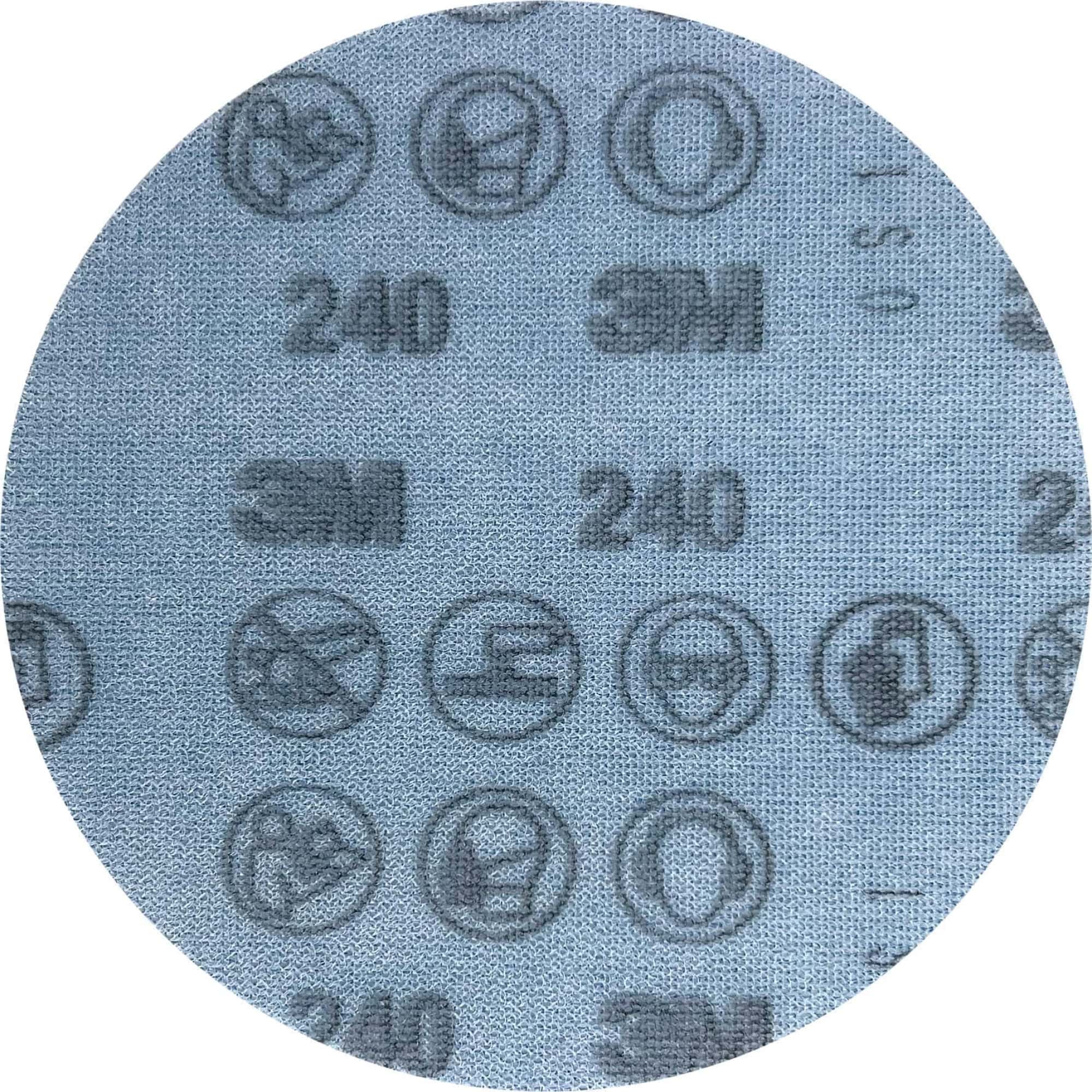 3M™ Xtract™ Cubitron™ II 310W 33645, Ø 200 mm, 240+, Ungelocht, 6.000 U/Min., Gitternetz, Kletthaftend, Schleifscheibe mit Präzisions-Keramikkorn