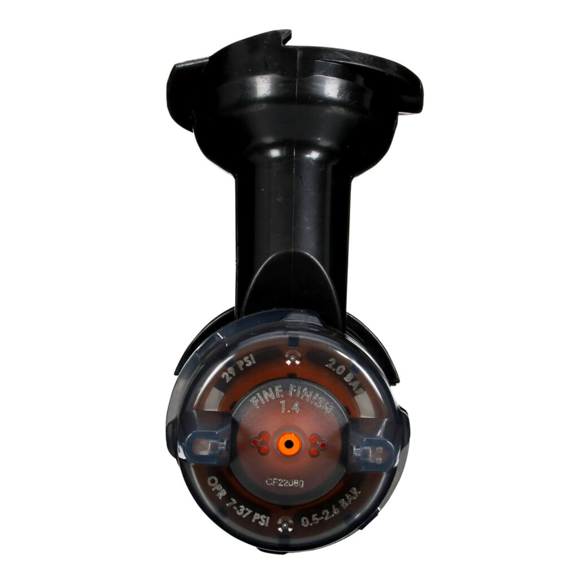 3M™ 26914, 1,4 mm, orangenes Ersatzset für den 3M™ Hochleistungs-Fließbecherdüsenkopf für ein feines Finish