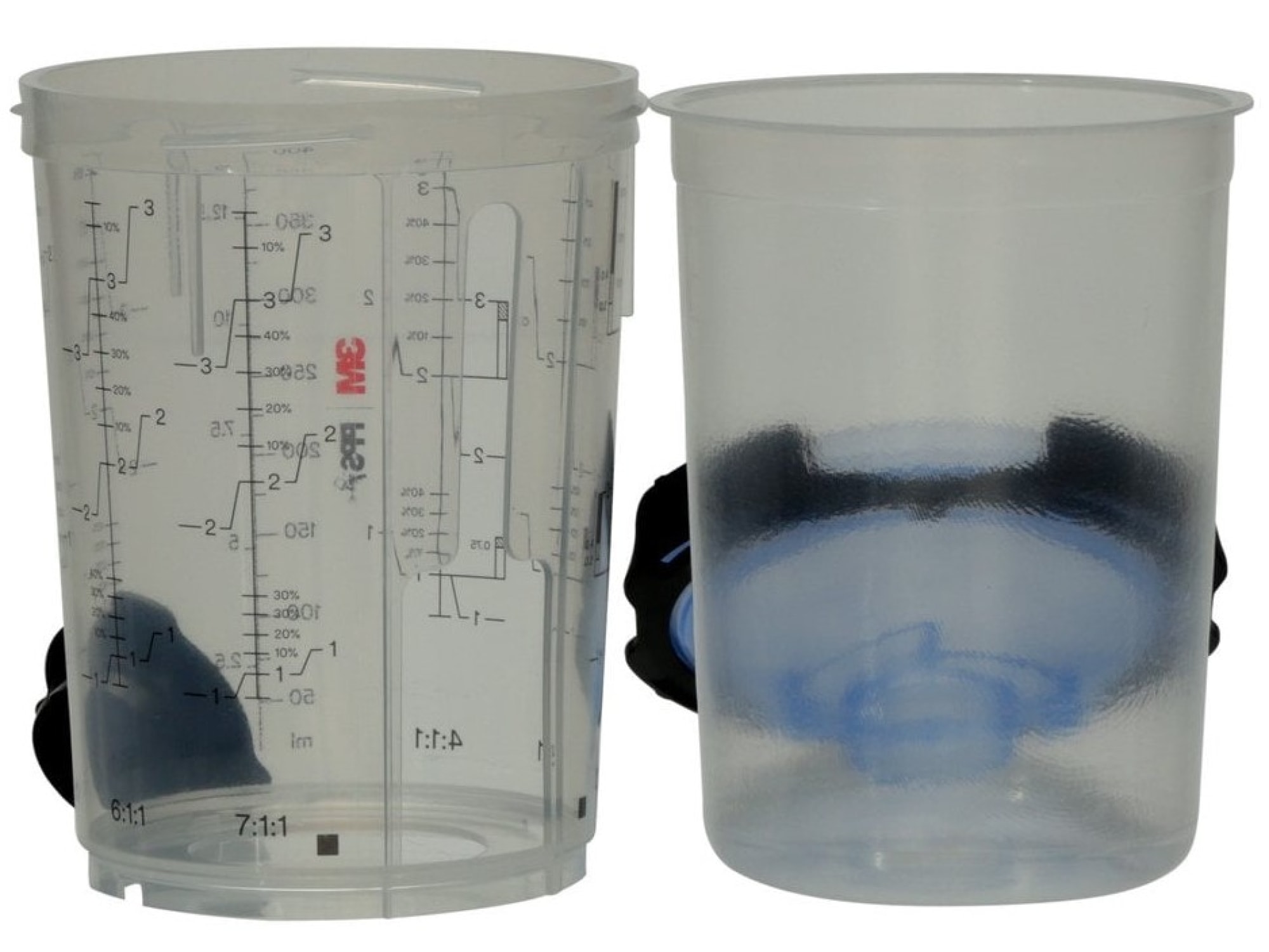 3M™ PPS™ Kit 26312, 0,4 Liter, 125 µm, PPS™ 2.0 Mittleres Einweg-Becher Set zum Anmischen/Abmessen oder zum Schützen der Lacke bei Nichtgebrauch