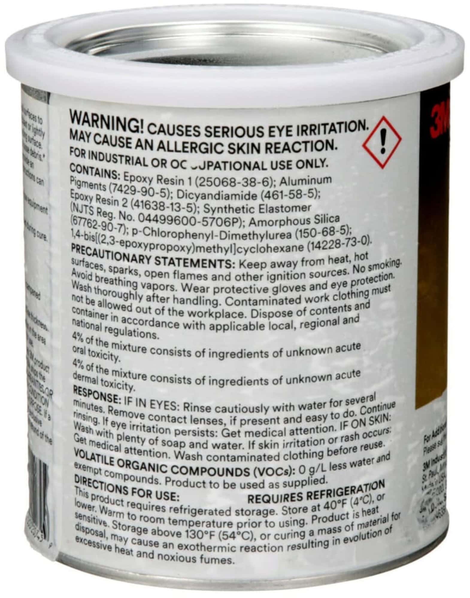 3M™ Scotch-Weld™ SW 2214, Regular, 946 ml, Grau, 1-Komponenten-Konstruktionsklebstoff
