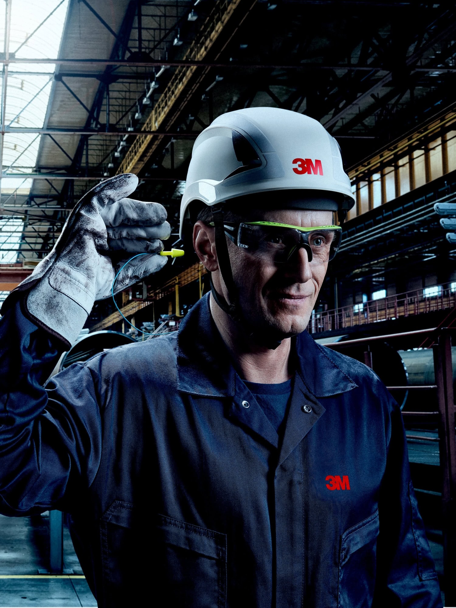 3M™ E-A-R™ Flexible Fit HA 328-1001, SNR = 35 dB, Gelb, Waschbar, Gehörschutzstöpsel mit Kordel
