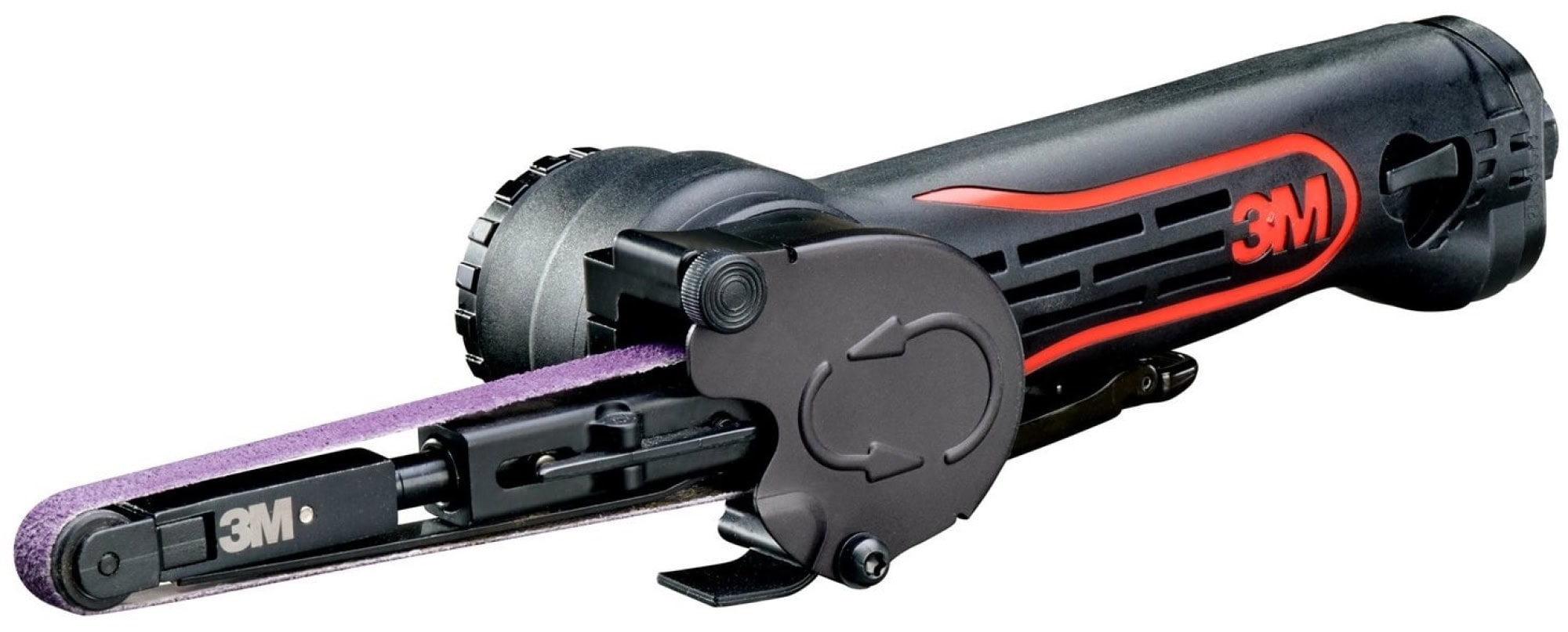 3M™ 33573, Druckluft, 10 x 330 mm, Ohne Staubabsaugung, 17.000 U/min, 0,65 PS / 478 Watt, Druckluft Feilenbandmaschine, Beliebt für die Karosserie Reparatur