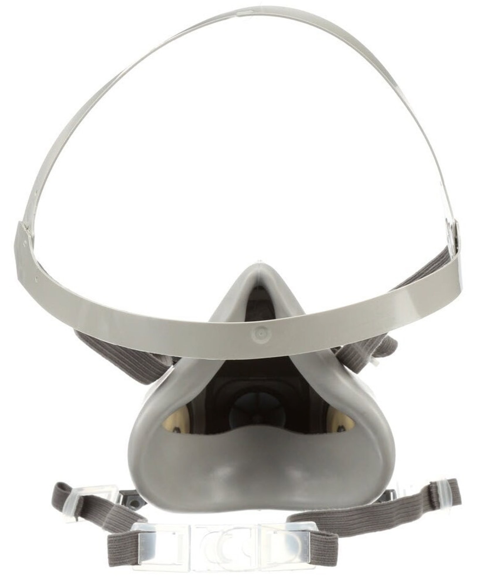 3M™ Gasmaske / Halbmaske 6200M, Größe M, Bajonett-Klick Filteranschluss