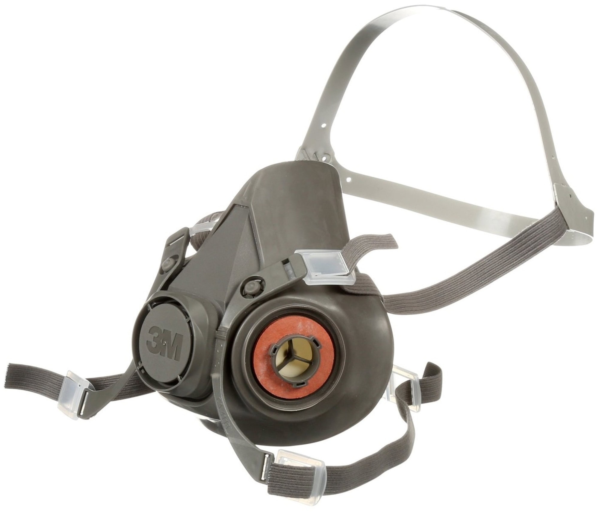 3M™ Gasmaske / Halbmaske 6300L, Größe L, Bajonett-Klick Filteranschluss