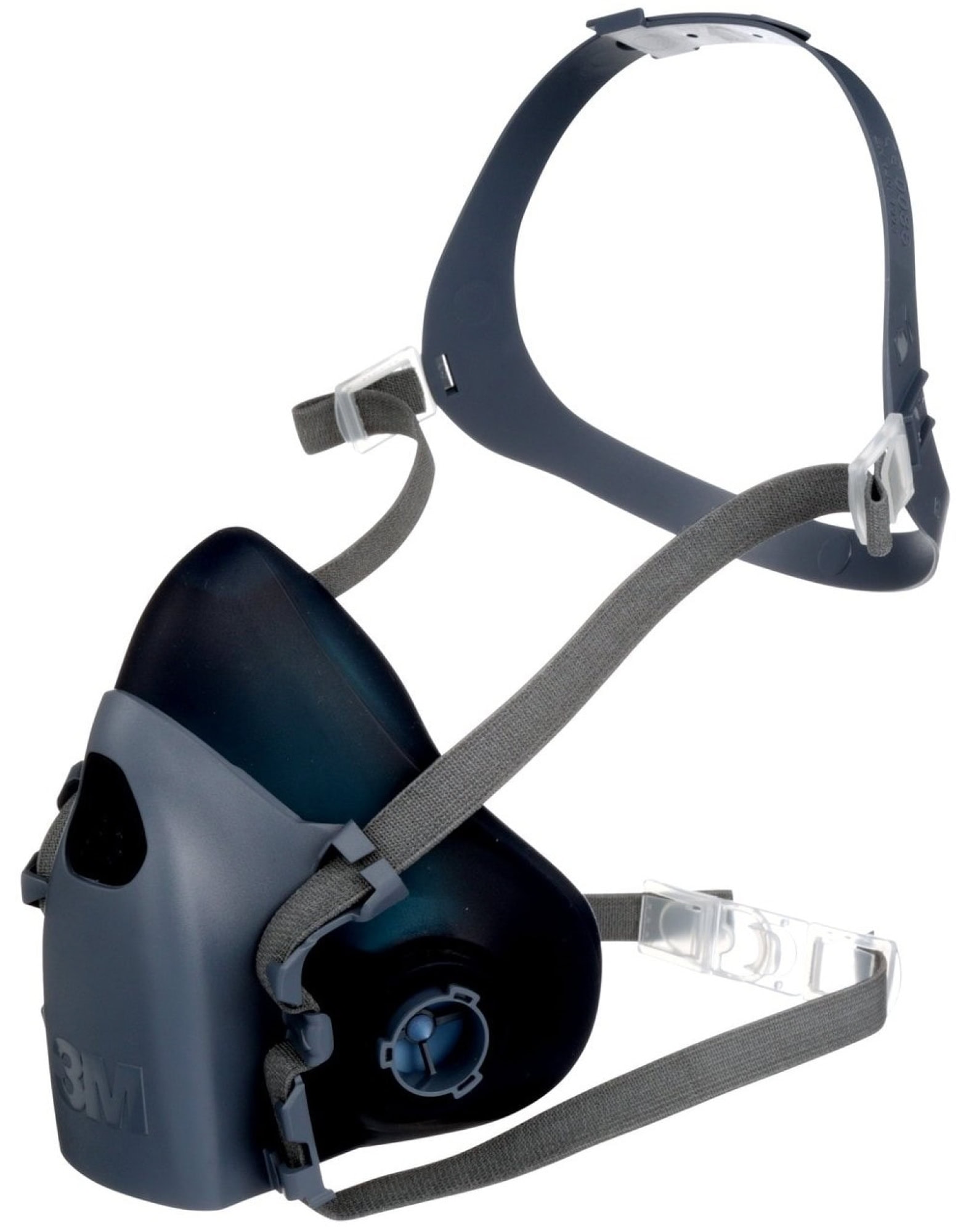 3M™ Gasmaske / Halbmaske 7503, Größe L, Bajonett-Klick Filteranschluss