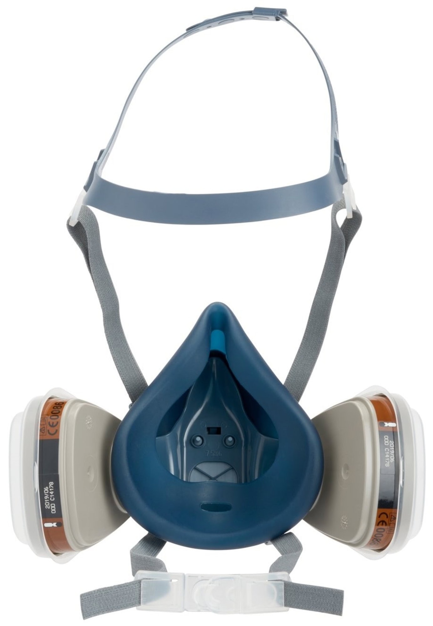 3M™ 7523L, Größe L, Atemschutzmaskenset 7503L mit A2P3 R Filterset, Bajonett-Klick Filteranschluss