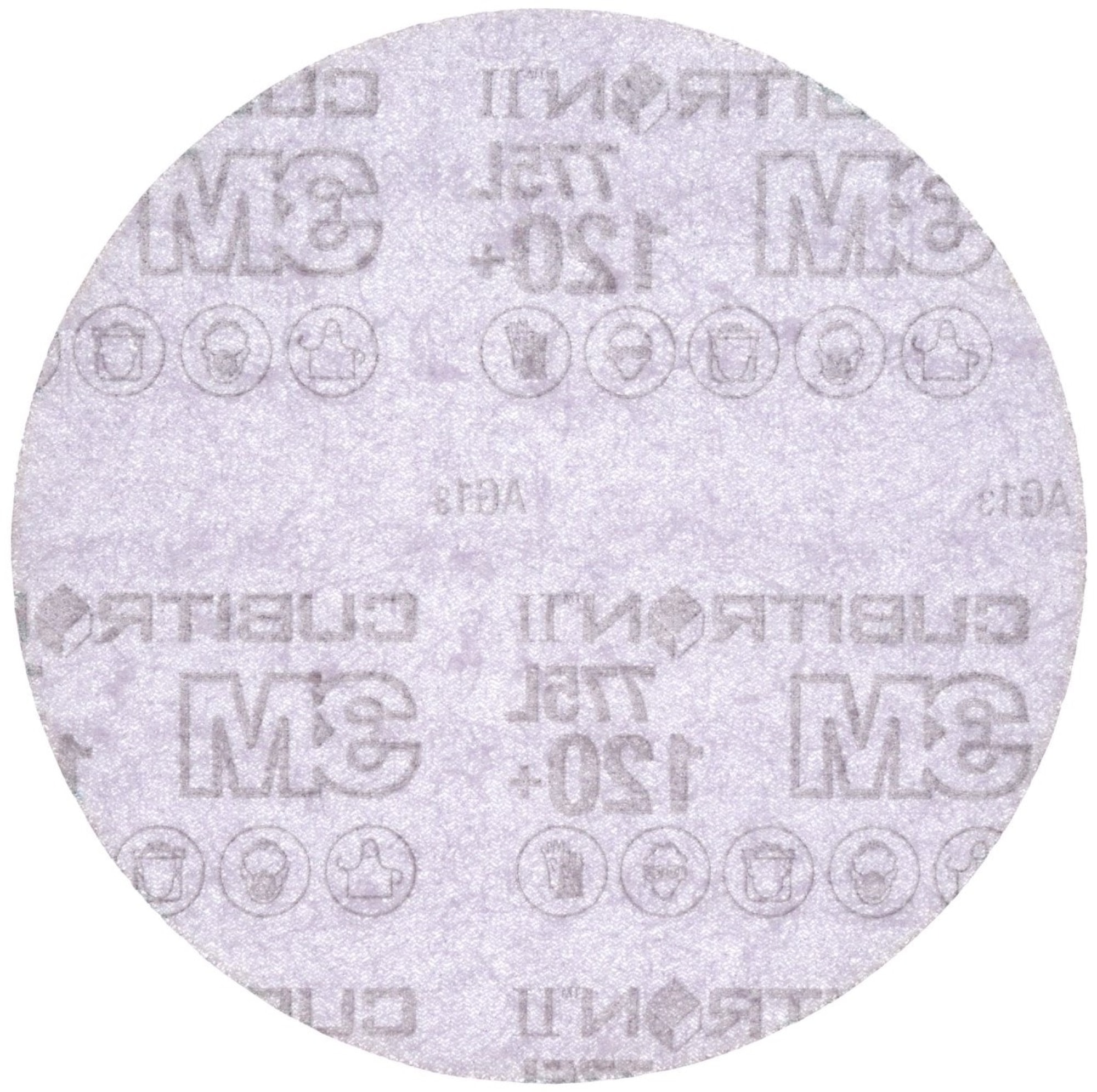 3M™ Cubitron™ II Hookit™ 775L 86819, Ø 125 mm, 120+, Ungelocht, Kletthaftend, Filmscheibe mit Präzisions-Keramikkorn
