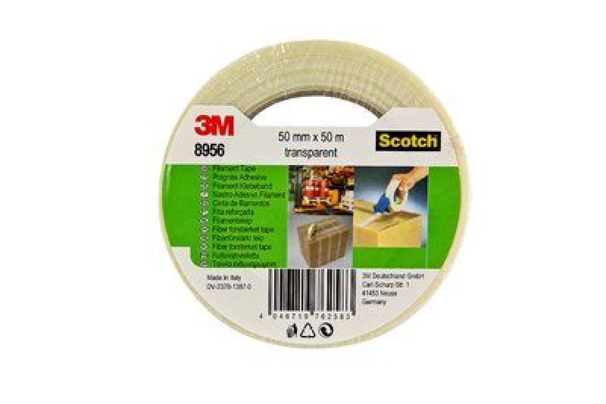 3M Scotch® 8956, transparent, Filamentklebeband