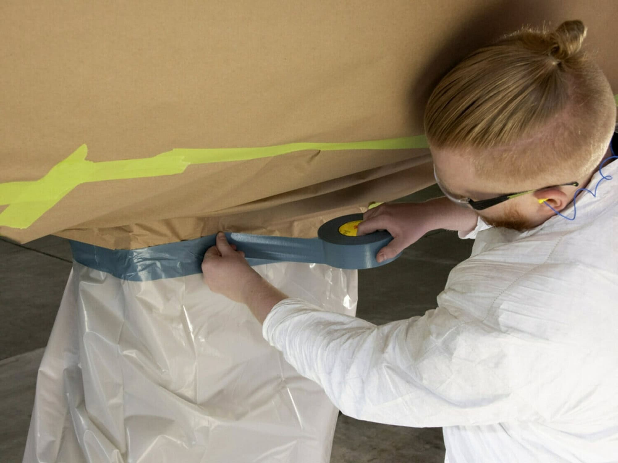 3M™ Gewebeklebeband 8979, 48 mm x 22 m, 0,33 mm, Blau, UV-beständig, Besonders geeignet als Wartungsklebeband