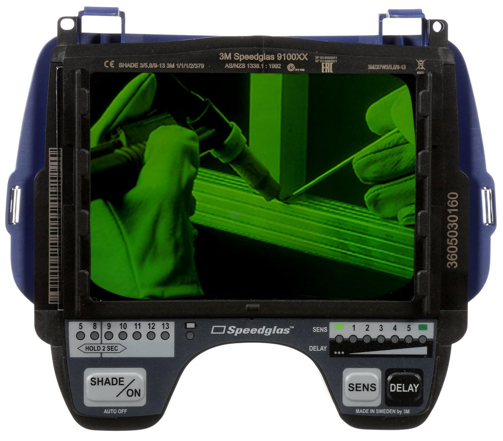3M™ Speedglas™ 9100XX, H500025, Automatikschweißfilter, Für maximales Sichtfeld