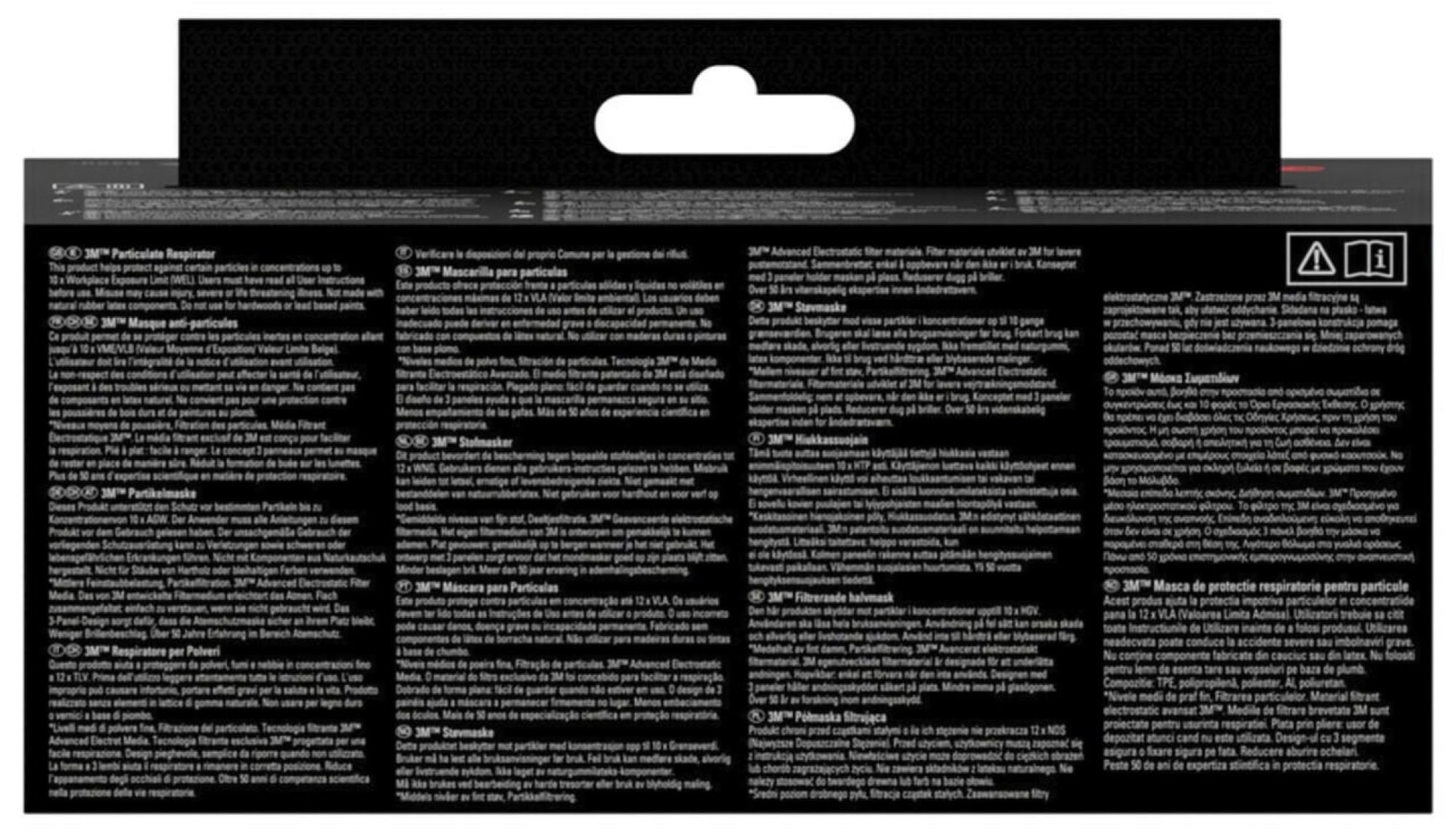Preview: 3M™ Aura™ Atemschutzmaske 9320-3 FFP2 NR D, Einzelhandelsvariante, Hygienisch einzelverpackt, 3 Stück pro Packung, Pandemiemaske