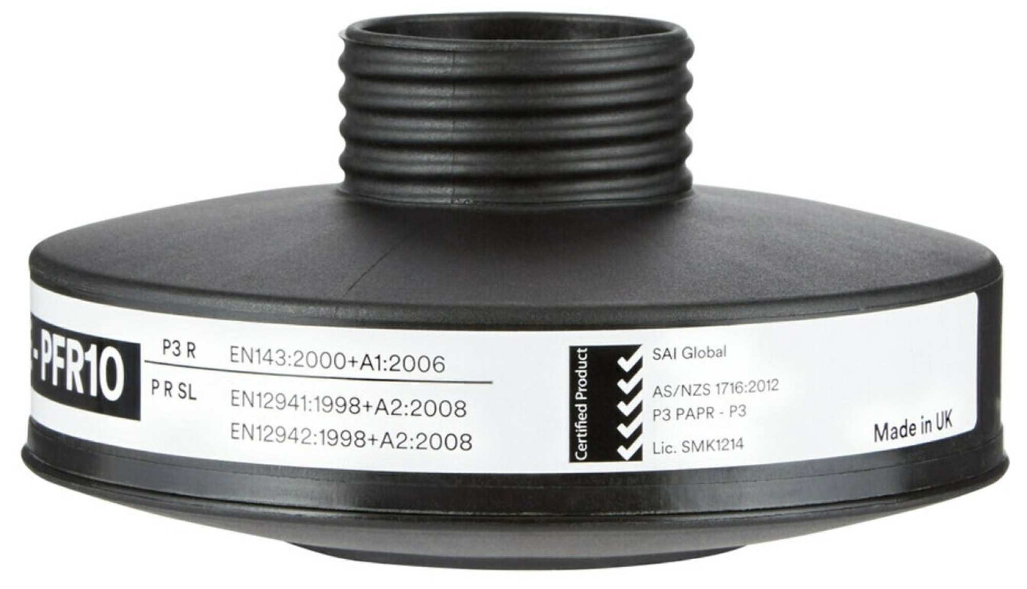 3M™ DT-Series™ DT-1235E BULK, Partikelfilter PFR10, P3 R D, Schwarz, 40 mm Rundfilteranschluss [NATO Standard], Filter gegen feste & flüssige Partikel, Großpackung