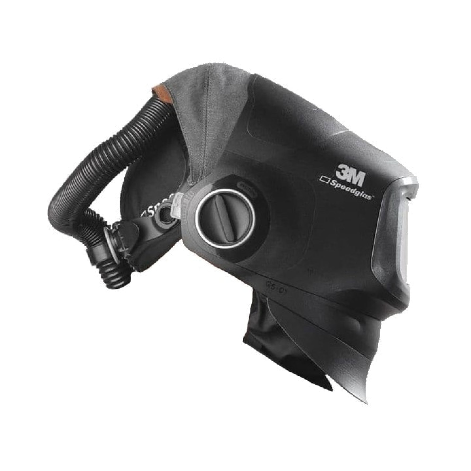 Preview: 3M™ Speedglas™ Schweißmaske G5-01 mit Schweißfilter G5-01/03NC und Versaflo™ V-500E Drucklufteinheit, 618811, inkl. QRS-Luftschlauch und Tasche, TH3, 4A/3B, Kopfband + Textilkopfschutz; Teile: [611100 + 630010 + 834016 + 790105 + V500E]