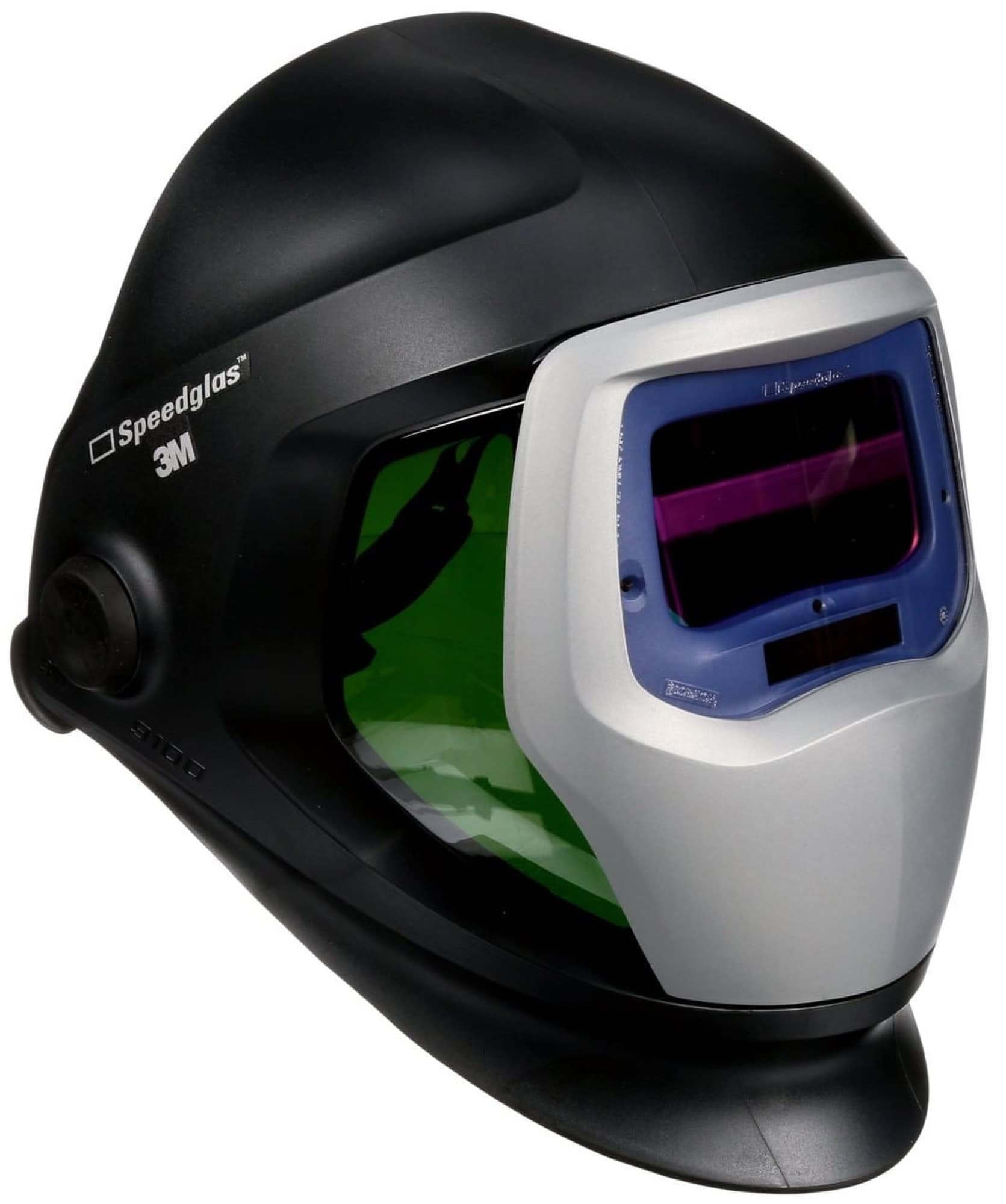 3M™ Speedglas™ 9100 Air mit Schweißfilter 9100X und Adflo™ Gebläseatemschutz, TH2, H567715, inkl. QRS-Luftschlauch und Tasche, Schweißmaske mit Kopfband; Teile: [H567700 + H500015]