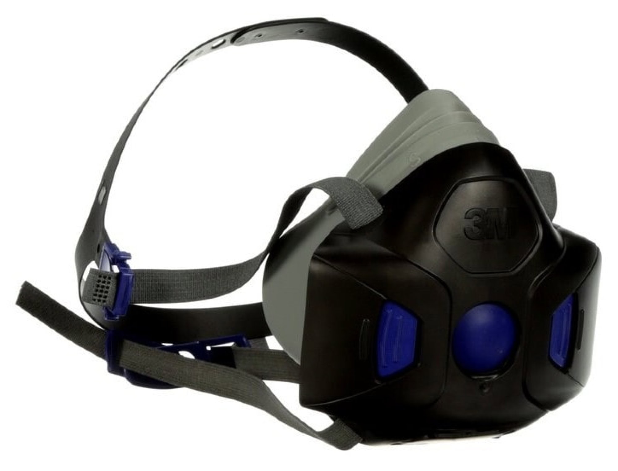 3M™ Secure Click™ Gasmaske / Halbmaske HF-803, Größe L, Secure-Click Filteranschluss