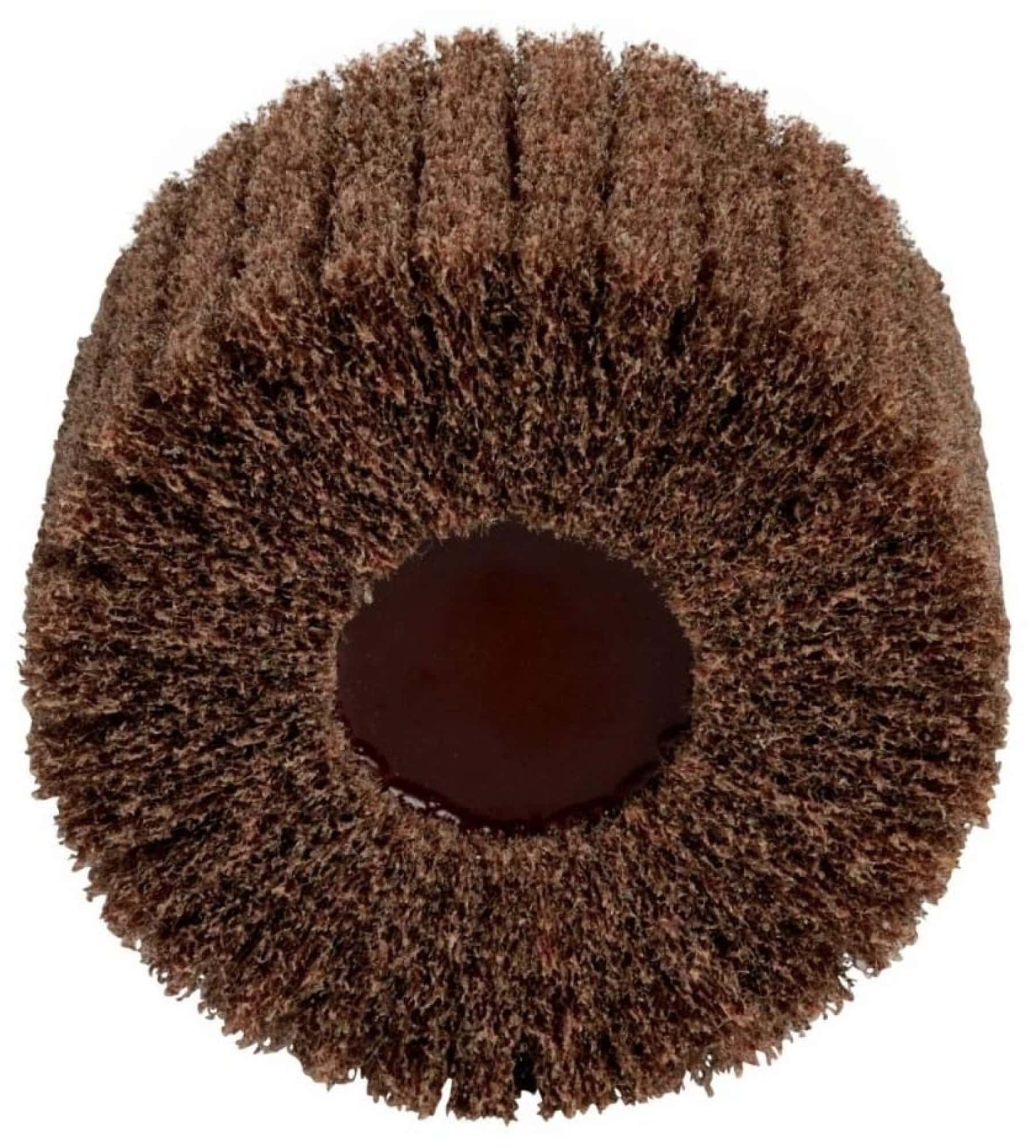 3M™ Scotch-Brite™ Lamellenbürste PF-ZS 07212, Ø 100 mm x 45 mm x 6 mm, P1500, A, Very fine, Braun, 6.000 U./Min., Für Reinigungs- und Finisharbeiten