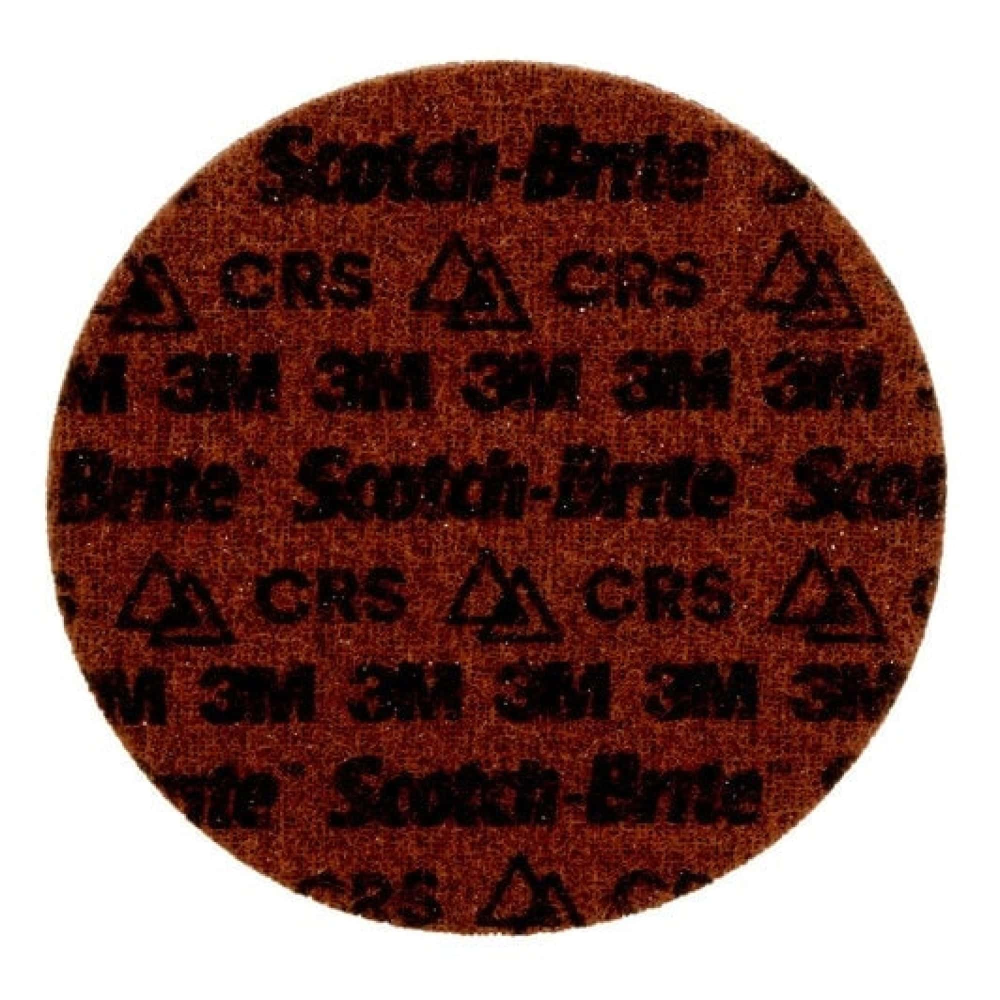 3M™ Scotch-Brite™ PN-DH PNDH4275, Ø 125 mm, P150 - 180, K, Coarse, Braun, 12.000 U./Min., Kletthaftend, Präzisions-Vliesscheibe ohne Zentrierloch, Für Abtrags- und Finisharbeiten