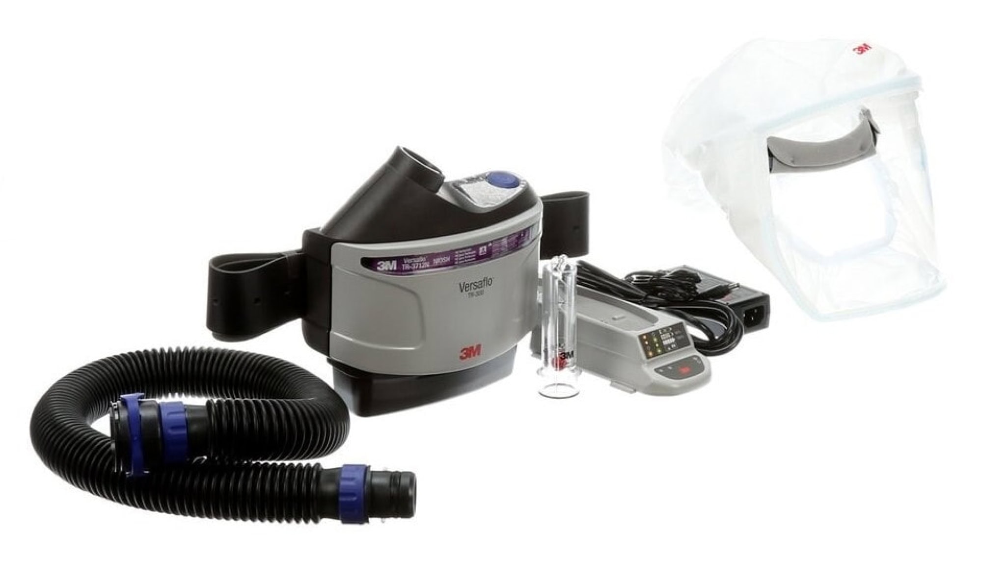 3M™ TR-300-HKS, TH3, Haube Größe S/M, Partikelschutz, Versaflo™ Gesundheitswesen Gebläse Atemschutz Set, Teile: [TR-315+, S-133S]