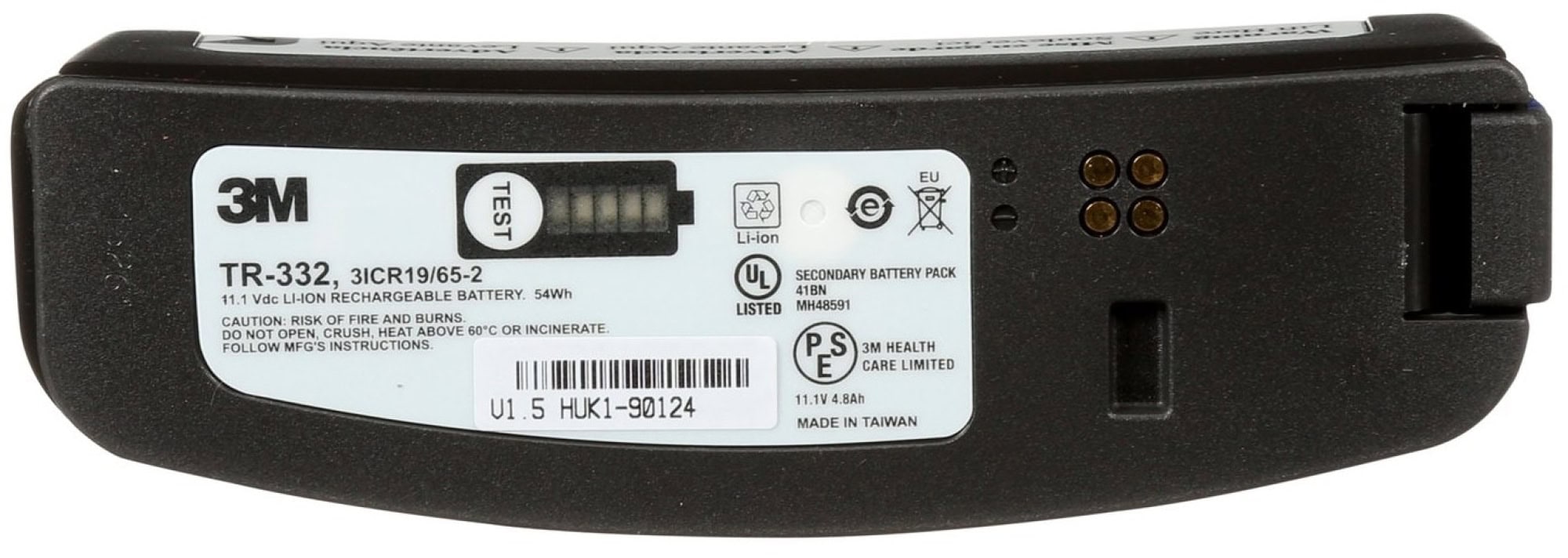 3M™ Versaflo™ TR-332, Hochleistungsakku für TR-300+, 8 Stunden Laufzeit