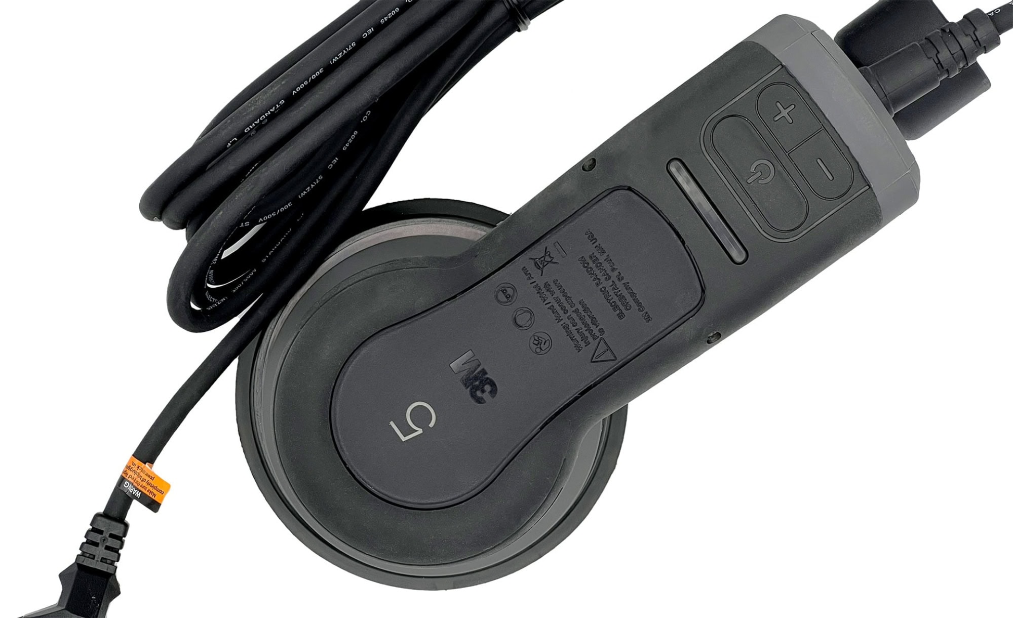 3M™ Xtract™ 88835, Elektro, Ø 125 mm, 5 mm Schleifhub, 5/16"-Gewinde, Zentralvakuum, 240V, 0,47 PS / 350 Watt, Externe Absaugung, Elektro Exzenterschleifer