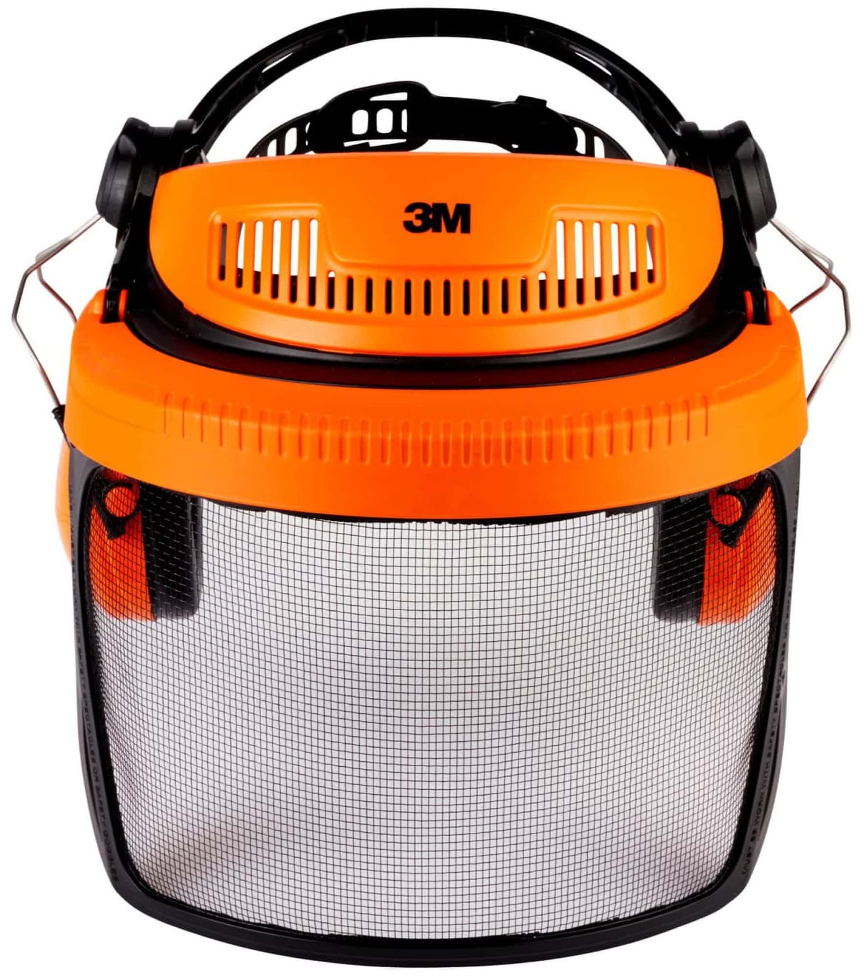 3M™ Peltor™ G5V5CH51, Orange, G500 Kopfschutzkombination für Forst mit H510P3E Kapseln & 5C-1 Edelstahl Visier